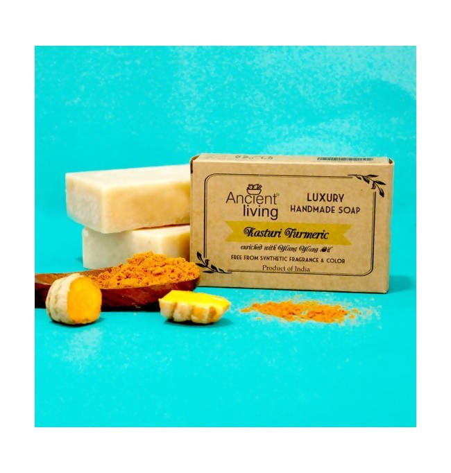 Ancient Living Kasthuri Tumeric Luxury Handmade Soap | Grocsy