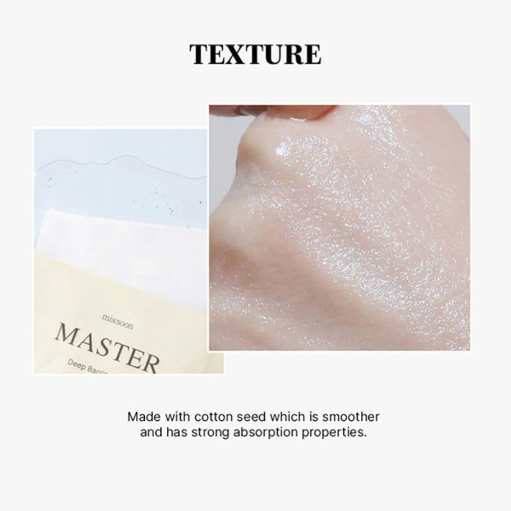 Mixsoon Deep Barrier Mask, Repairs, Strengthens & Restores Skin Barrier Sheet Mask | Grocsy