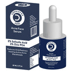 Dermistry Pure 2% Salicylic Acid 2% Zinc Face Serum For Oily Acne Prone Skin Black & Whitehead Scars | Grocsy