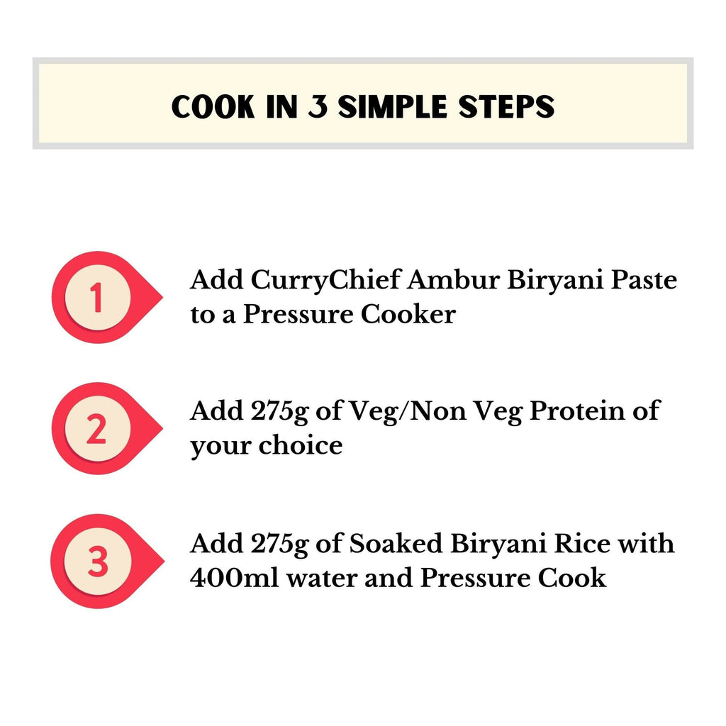 CurryChief Ambur Biryani Paste | Grocsy