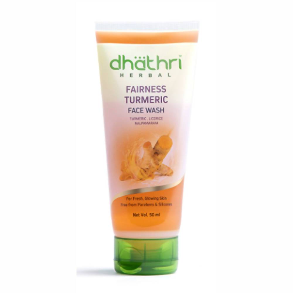 Dhathri Ayurveda Herbal Fairness Turmeric Face Wash | Grocsy