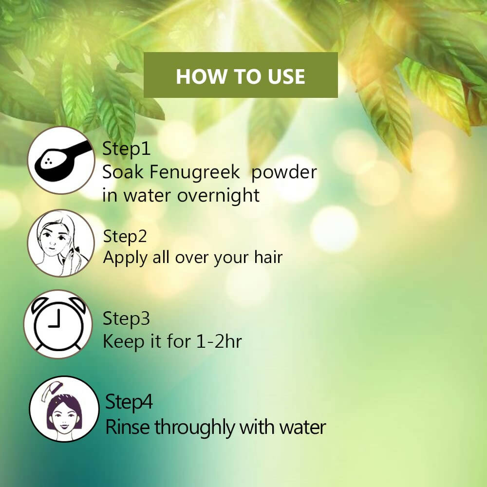 Syndy Pharma Fenugreek Powder (Methi) for Hair & Skin | Grocsy