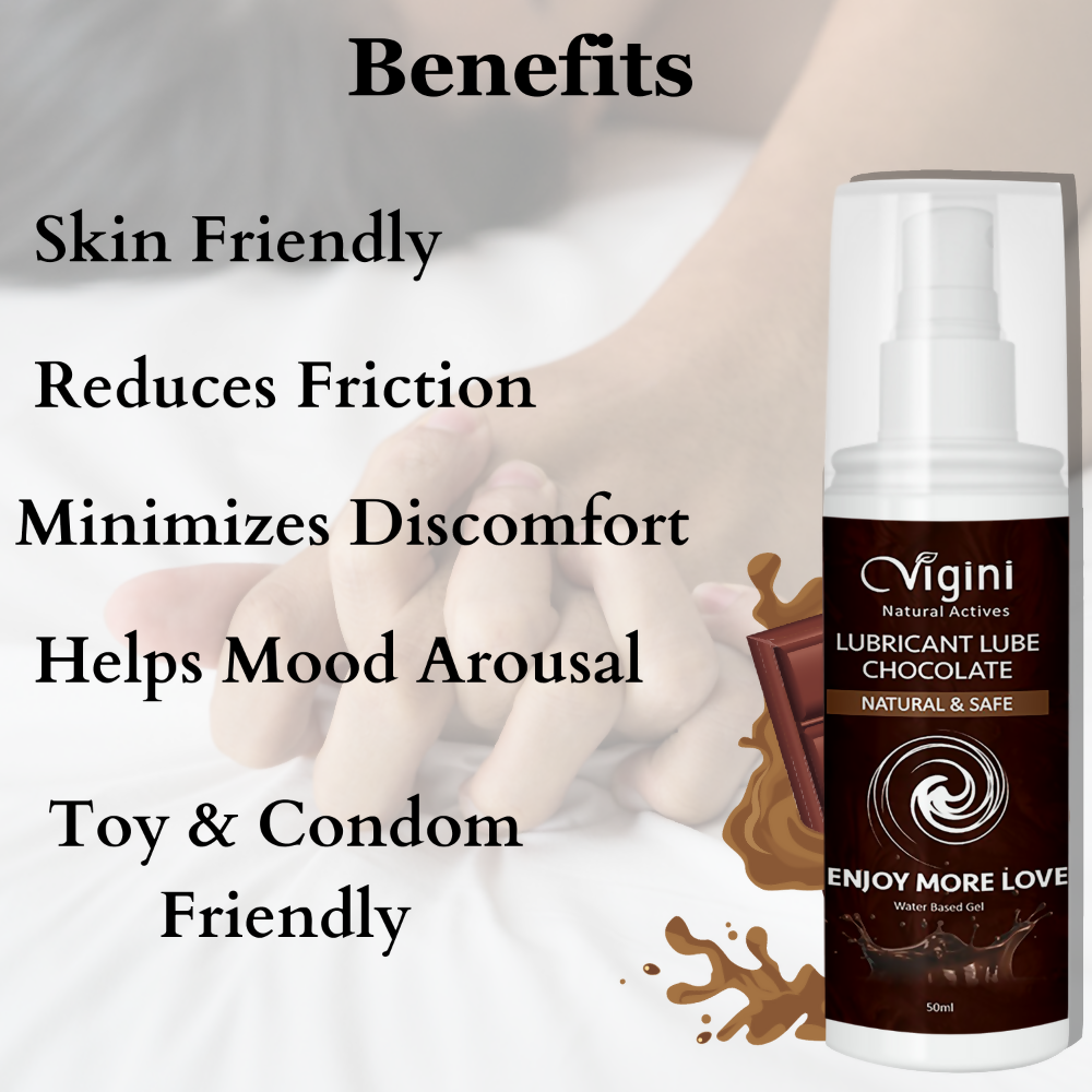 Vigini Intimate Chocolate Lubricant Personal Lube Water Based Gel | Grocsy