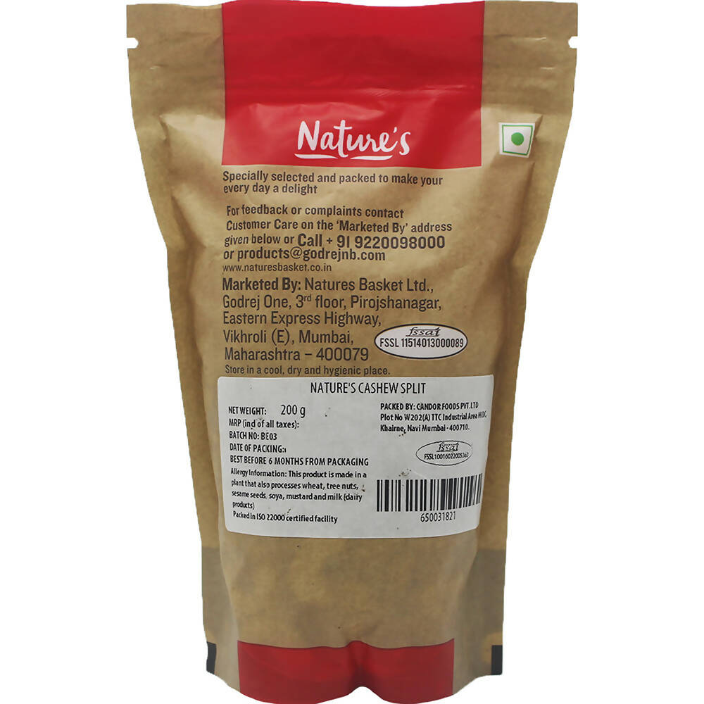 Nature's Split Cashew | Grocsy