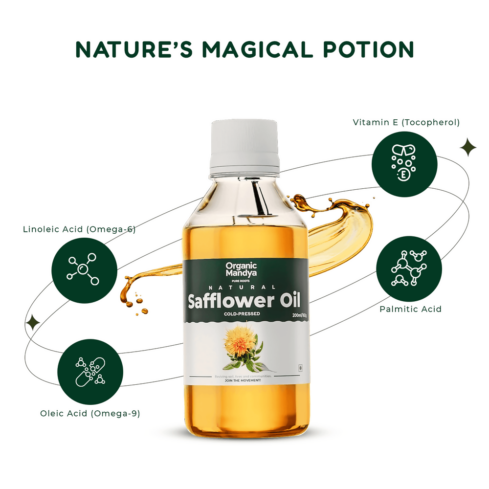 Organic Mandya Safflower Oil | Grocsy