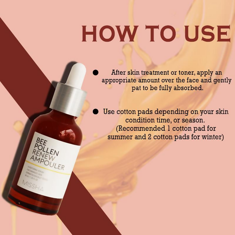 Missha Bee Pollen Renew Ampouler | Grocsy