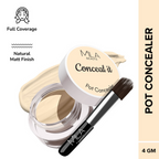 Mila Beaute Conceal It Pot Concealer Creamy Matte Finish with SPF 15 - Rich Vanilla | Grocsy