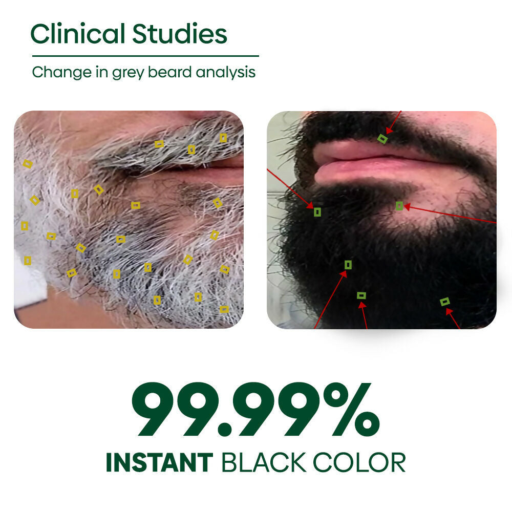 Rishi Natural Beard Black Color | Grocsy