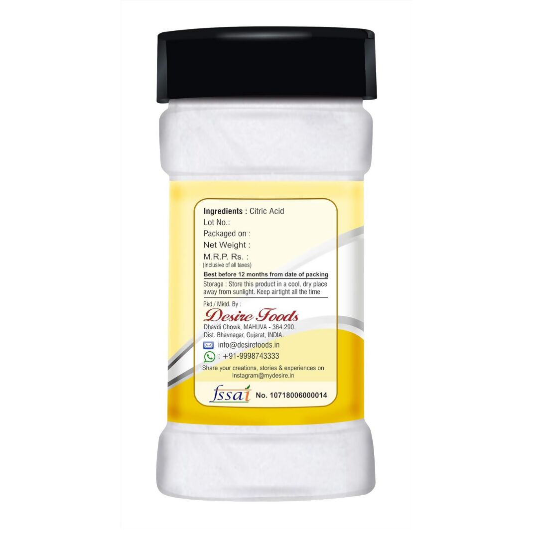 Desire Citric Acid Crystals | Grocsy