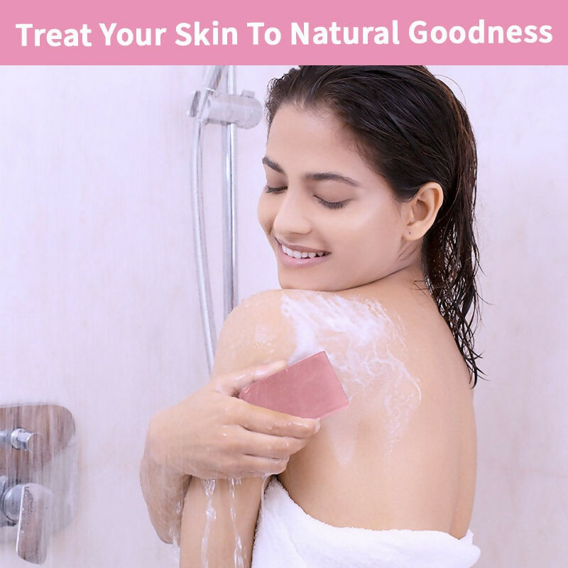 Nykaa Naturals Rose & Geranium Balancing Bathing Soap | Grocsy