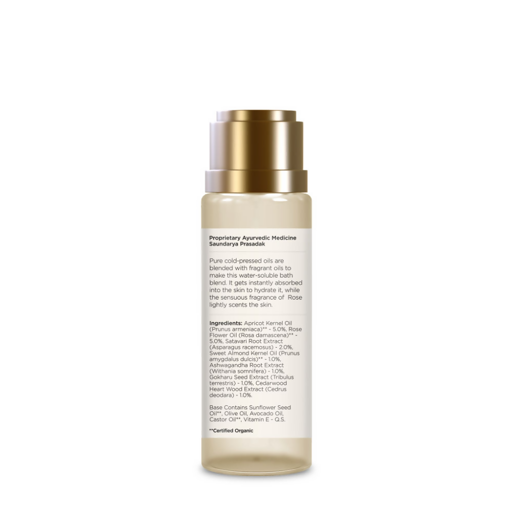 Forest Essentials After Bath Oil Indian Rose Absolute - Nourishing After Shower Body Oil | Grocsy