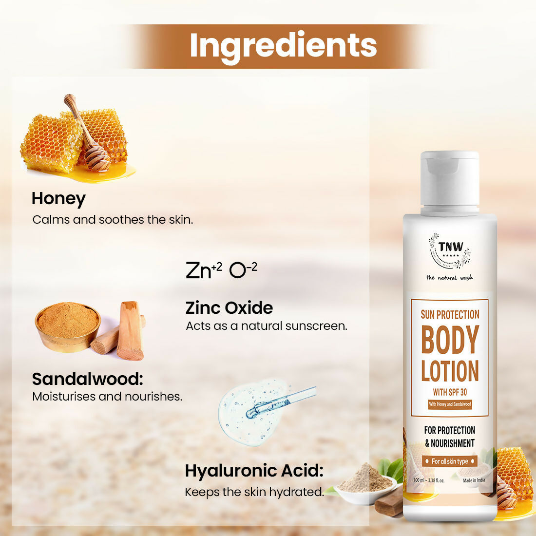 The Natural Wash Sun Protection Body Lotion | Grocsy