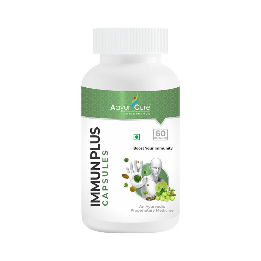 Aayur Cure Immunplus Capsules | Grocsy