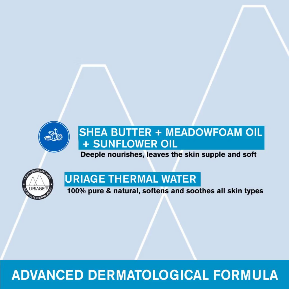 Uriage Daily Moisturizing Body Wash with Shea Butter | Grocsy
