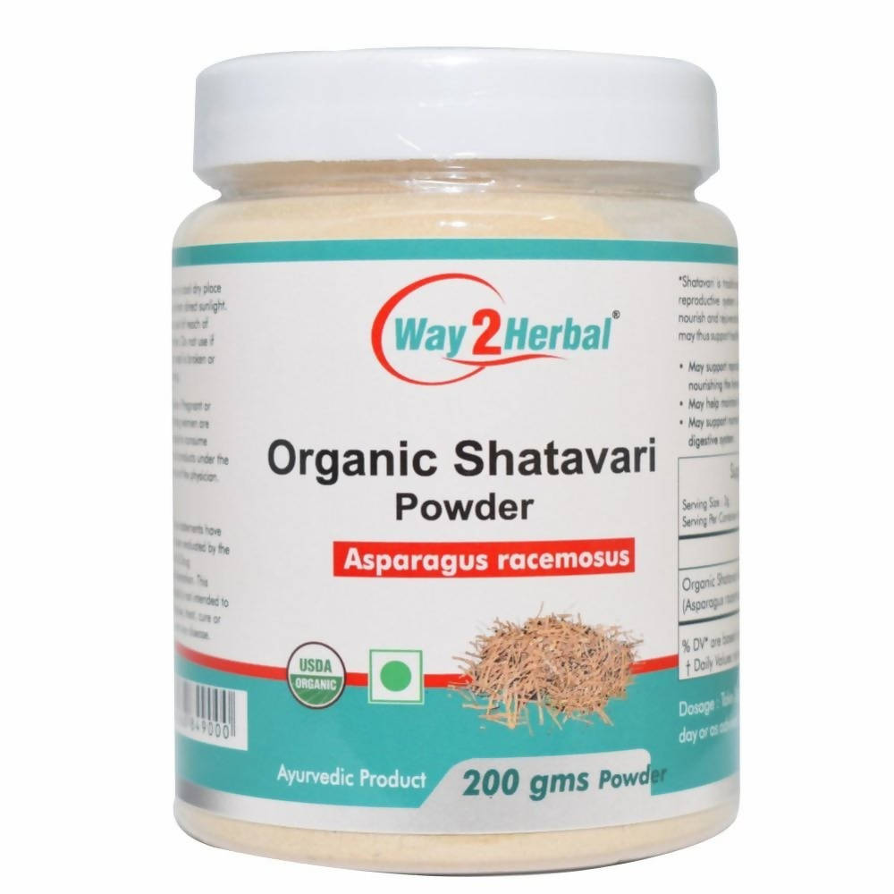 Way2herbal Organic Shatavari Powder | Grocsy