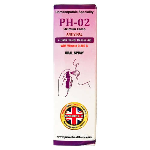 Prime Health Homeopathic PH-02 Antiviral Oral Spray | Grocsy