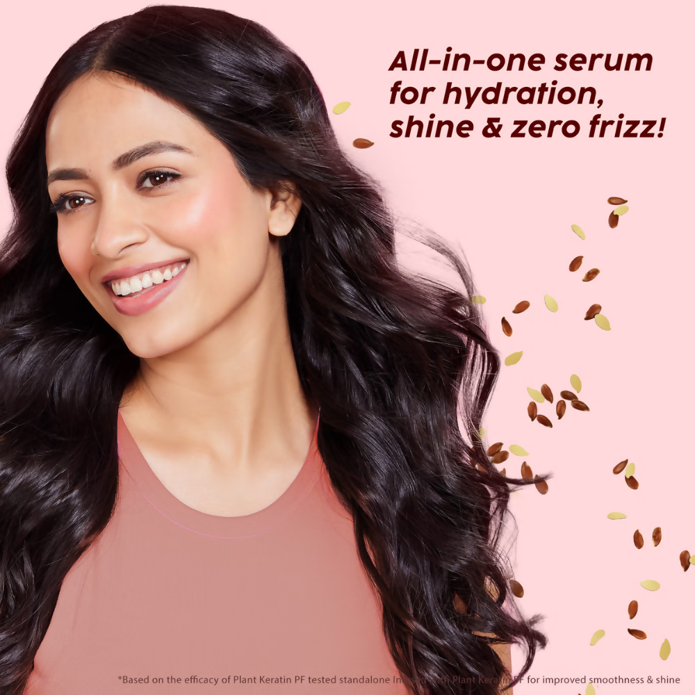 PLIX The Plant Fix Flaxseed Keratin Smoothening Anti-Frizz Serum | Grocsy
