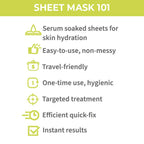 Nykaa Skin Secrets Indian Rituals Amla + Papaya Sheet Mask For Glowing & Nourished Skin | Grocsy
