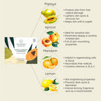 Juicy Chemistry Papaya, Apricot & Mandarin Soap For Dull & Tanned Skin | Grocsy