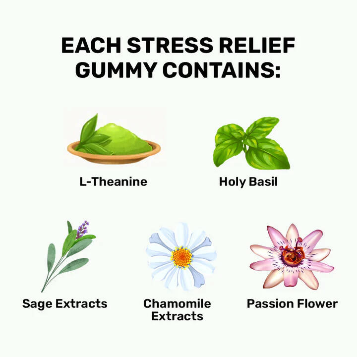 What’s Up Wellness Stress Relief Gummies | Grocsy