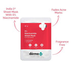 The Derma Co 5% Niacinamide Sheet Mask | Grocsy