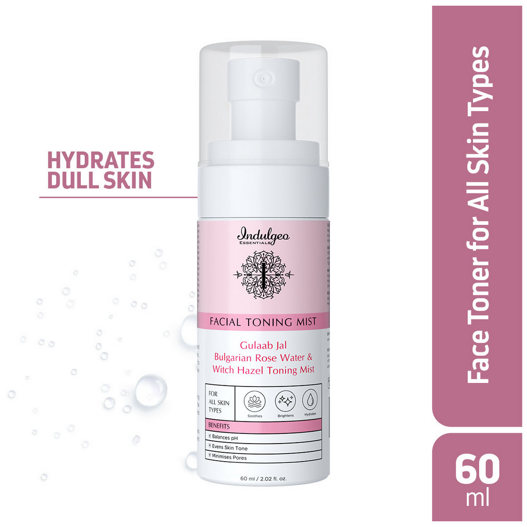 Indulgeo Essentials Gulaab Jal Facial Toning Mist | Grocsy