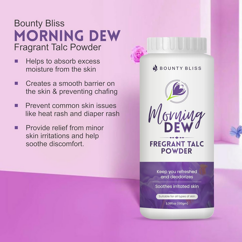 Bounty Bliss Morning Dew Talc Powder Talcum Powder | Grocsy