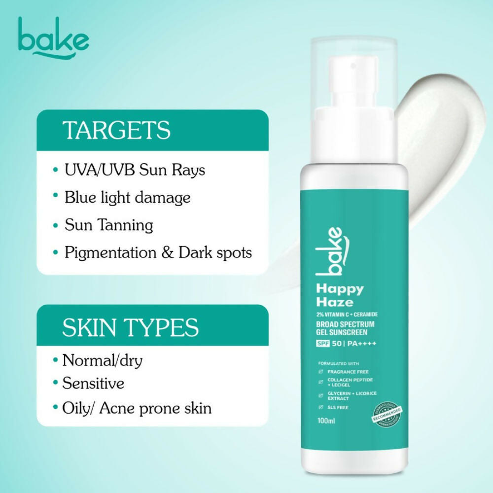 Bake Happy Haze 100% Mineral Sunscreen SPF 50 PA++++ | Grocsy