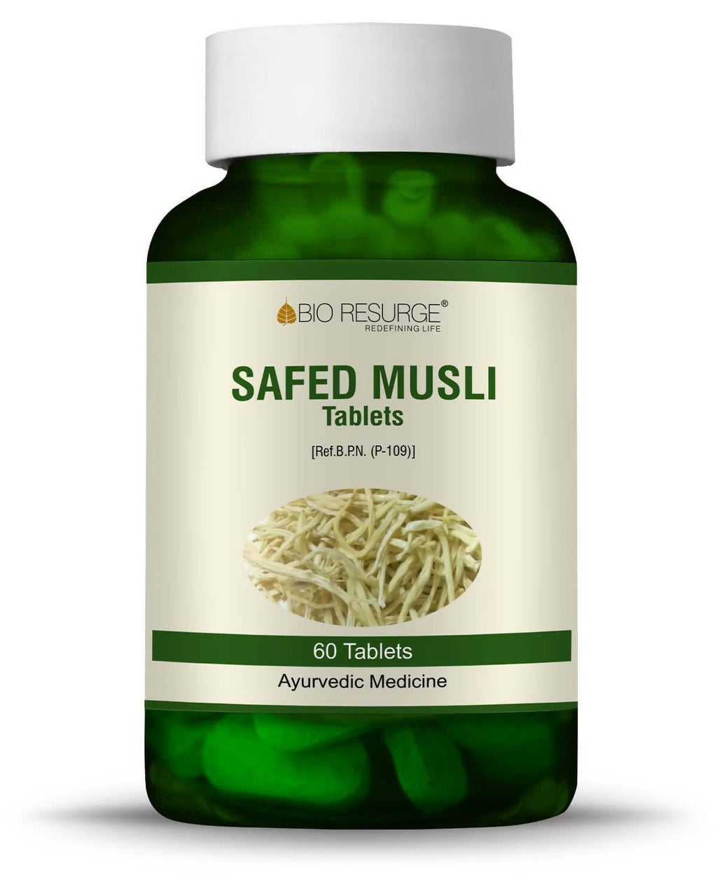 Bio Resurge Life Safed Musli Tablets | Grocsy