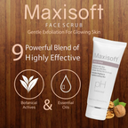 Maxisoft Face Scrub Tan Removal Exfoliating Scrub | Grocsy