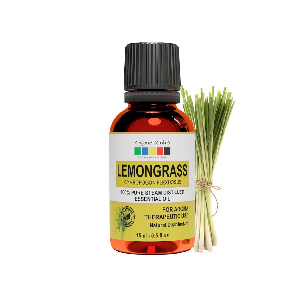 Organix Mantra Lemongrass Essential Oil for Skin | Grocsy