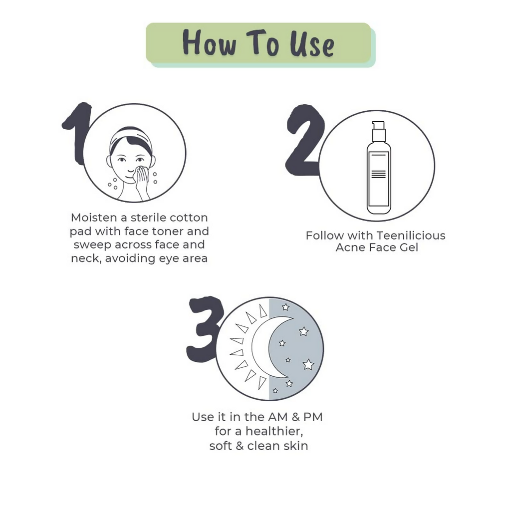 Teenilicious Acne Toner Tea Tree Oil With Azelaic Acid | Grocsy