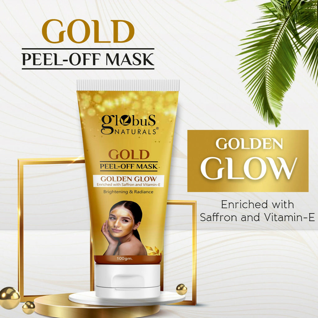 Globus Naturals Gold Peel Off Mask | Grocsy