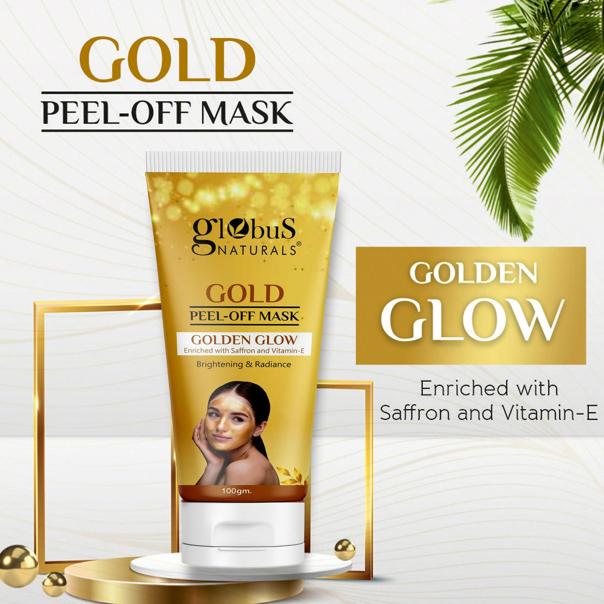 Globus Naturals Gold Peel Off Mask | Grocsy