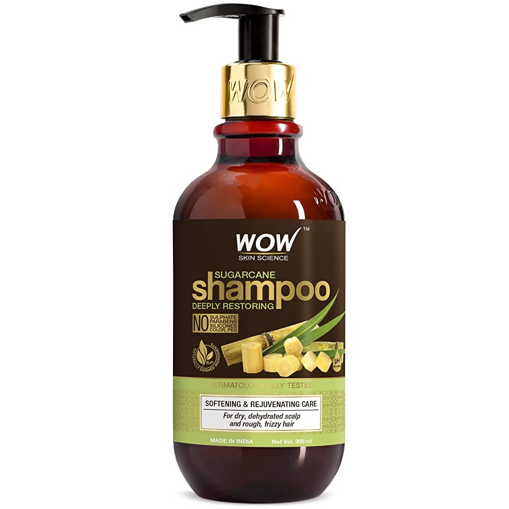 Wow Skin Science Sugarcane Shampoo | Grocsy