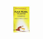 Patanjali Flax Pearl Veg Softgel Capsules | Grocsy