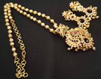 Multicolor Peacock Pendant Necklace Set | Grocsy