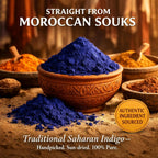Bare Alpha Moroccan Nila Powder – 100% Natural Indigo Blue Powder | Grocsy