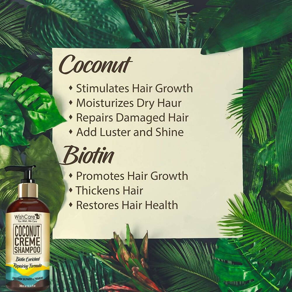Wishcare Coconut Crème Shampoo | Grocsy