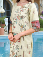 Joban Fashion Pista Position Digital Print With Position Foil Kurta Set | Grocsy
