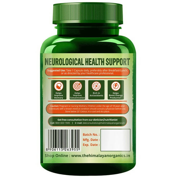 Himalayan Organics Plant-Based Vitamin B1 Capsules | Grocsy