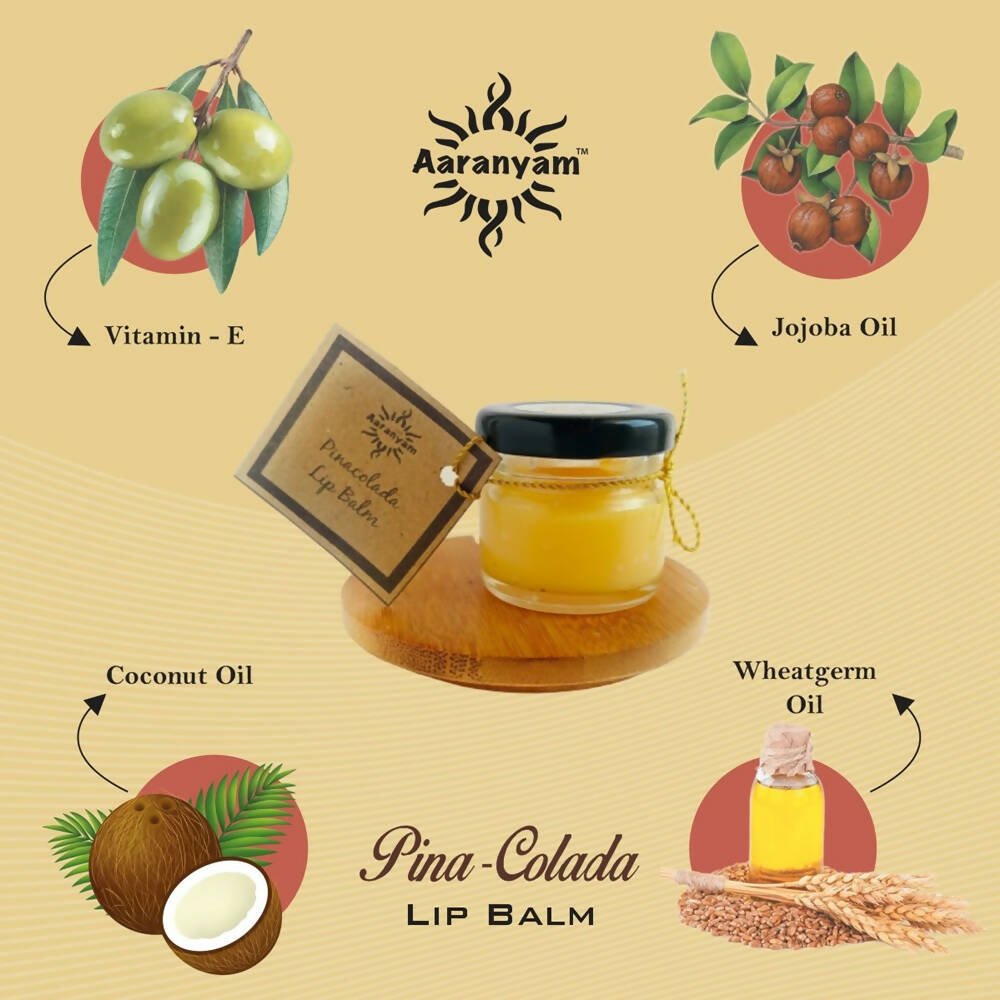 Aaranyam Pina Collada Lip Balm | Grocsy