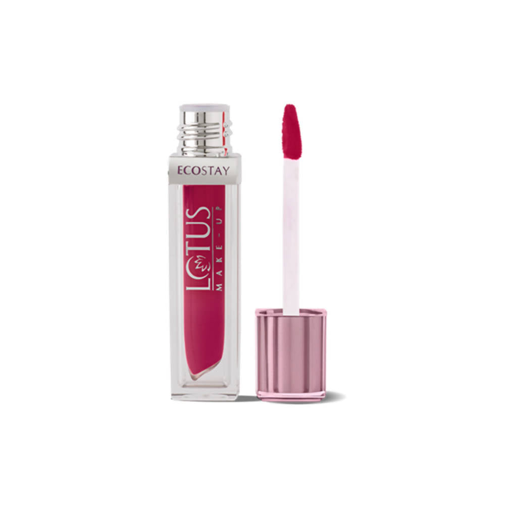 Lotus Make-Up Ecostay Matte Lip Lacquer - Rose Bloom (4 Gm) | Grocsy