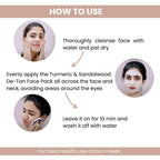 Tru Hair & Skin Turmeric & Sandalwood De-Tan Face Pack | Grocsy