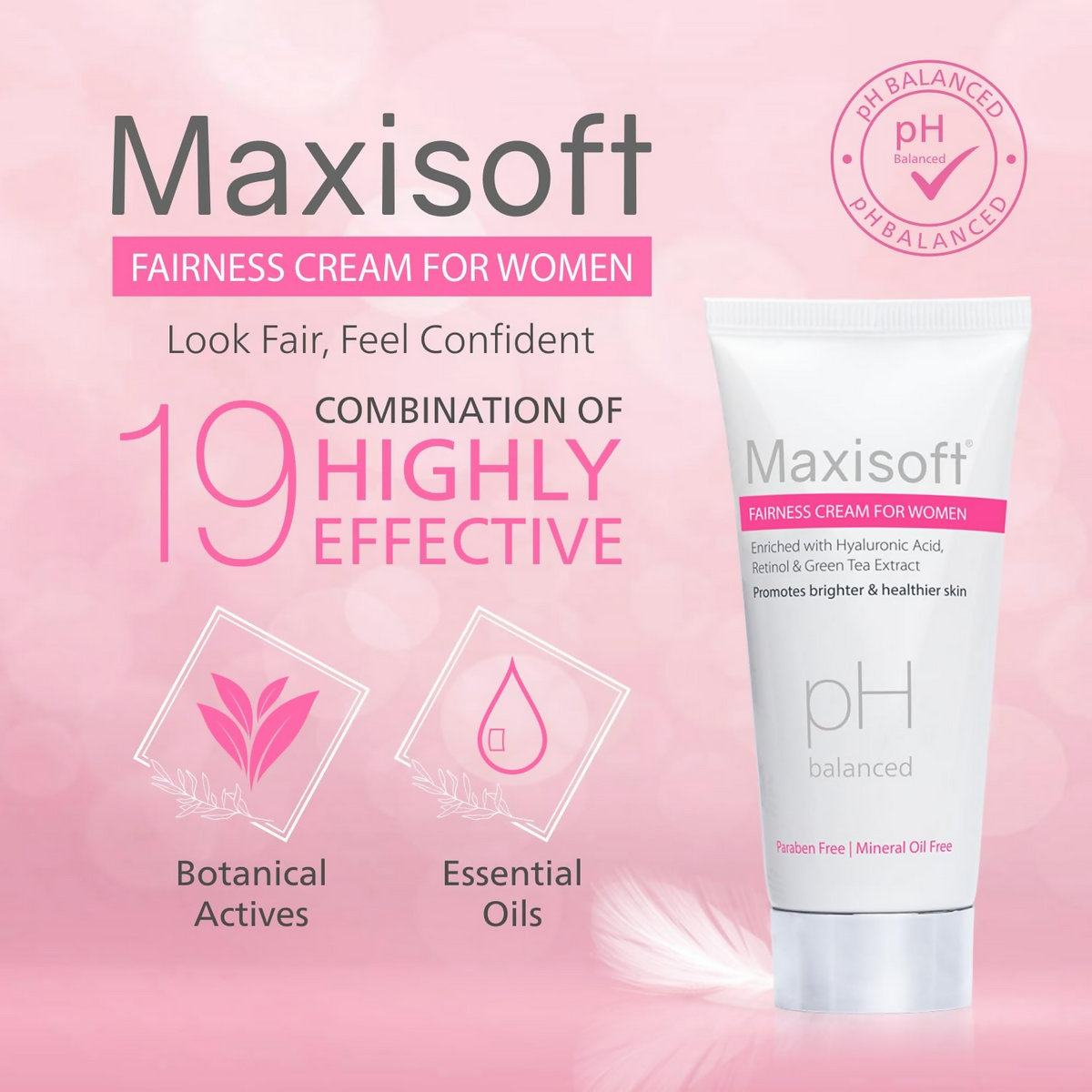 Maxisoft Fairness Cream For Women For Glowing & Brightening Skin | Grocsy