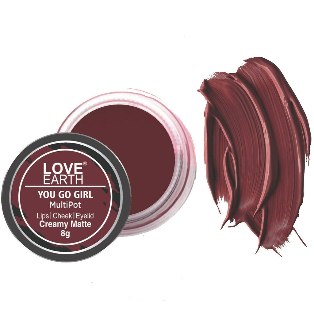 Love Earth Lip Tint & Cheek Tint Multipot - You Go Girl | Grocsy