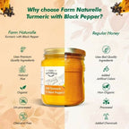 Farm Naturelle Mountain Turmeric Powder High Curcumin with Black Pepper | Grocsy