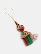 NVR Women & Men Set of 2 Multicolor Peacock Design Bhaiya Bhabhi Rakhi With Roli Chawal | Grocsy