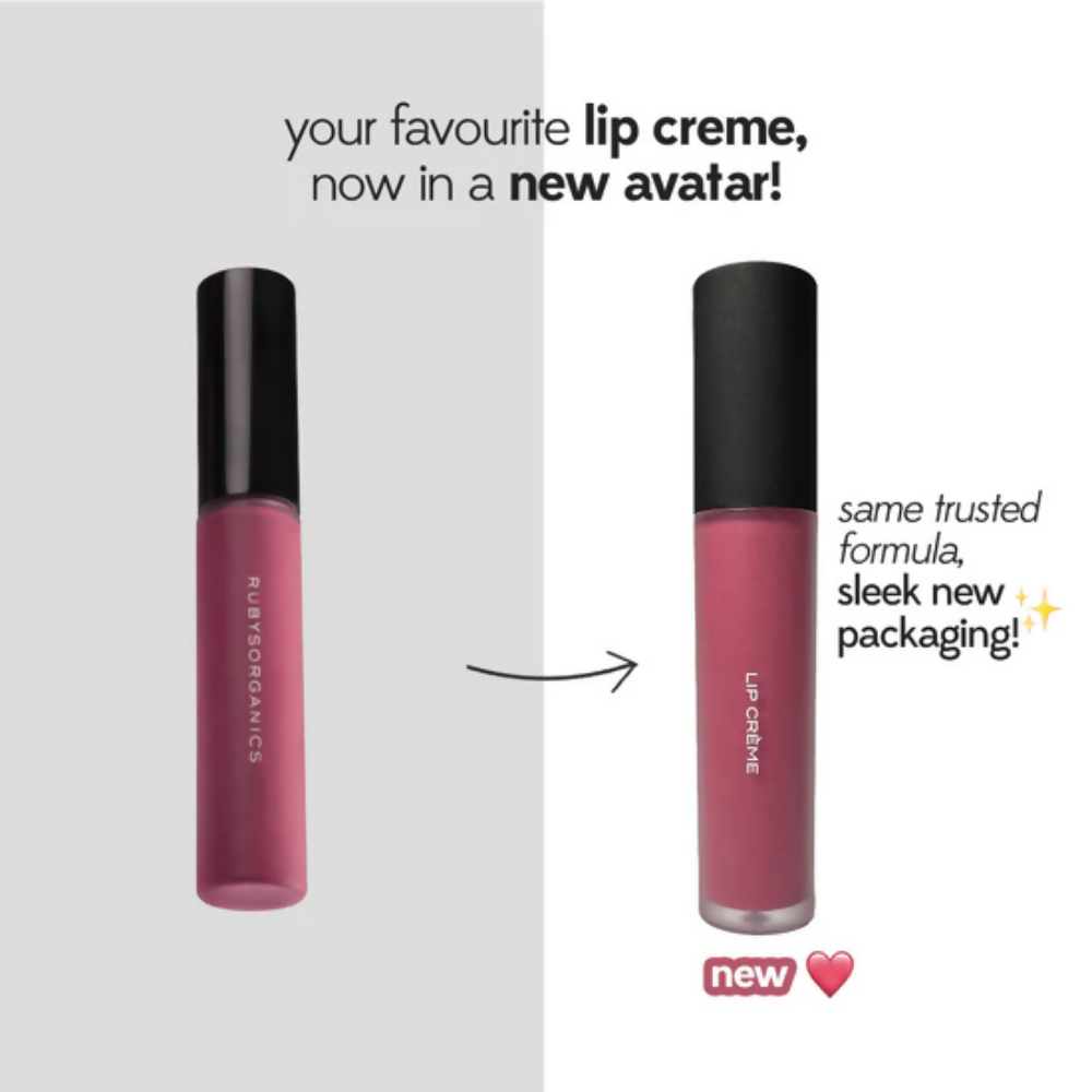 Ruby's Organics Lip Crème - Wallflower | Grocsy