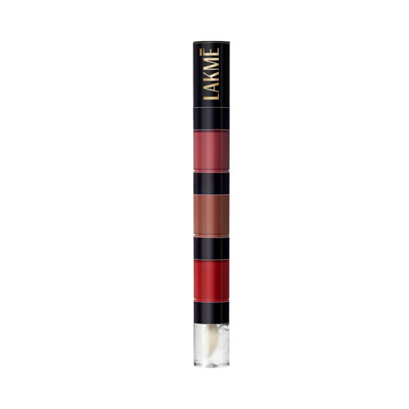 Lakme Ultimate Glam 4 In 1 Lip Stack - Evening Glam | Grocsy
